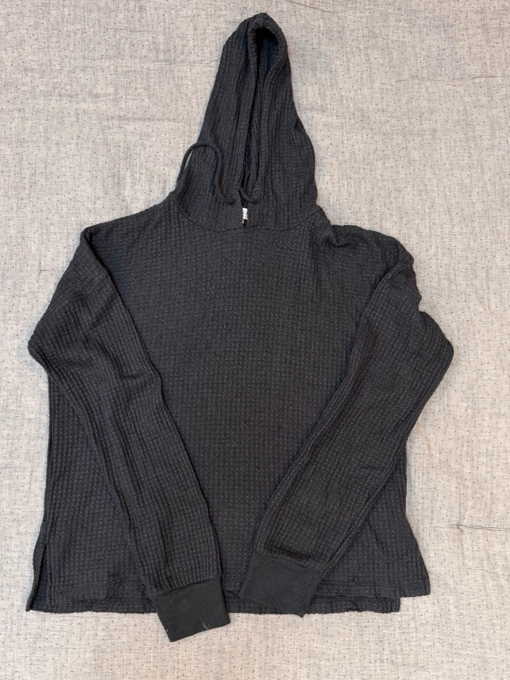 PJ Salvage  - Women's Size Small Oversized Waffle Hoodie Gray